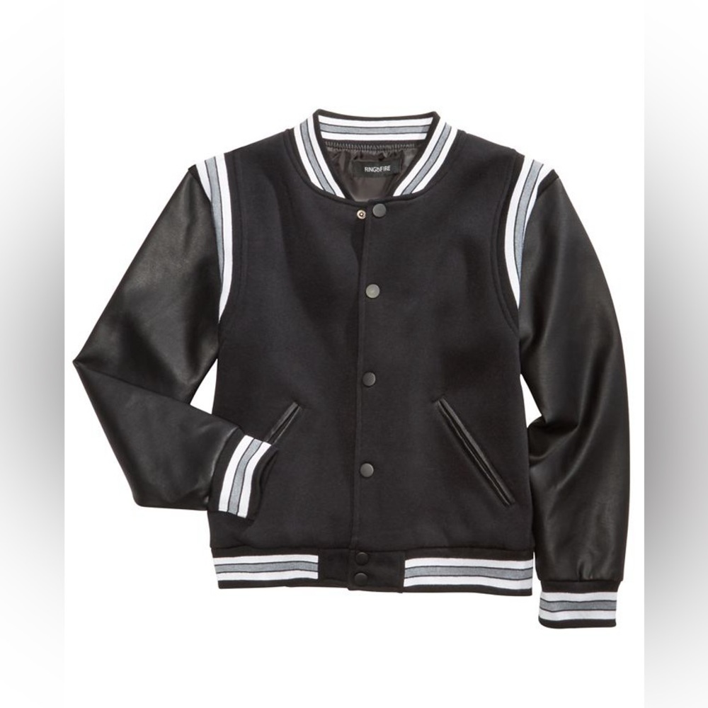 Ring of Fire Varsity Bomber Jacket